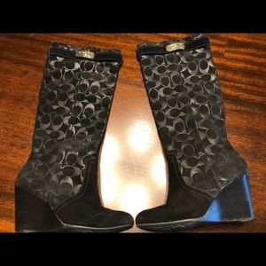 Coach ‘Angie’ Suede boots, sz 5